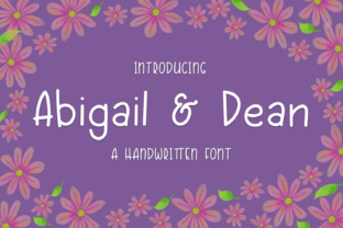 Abigail Dean: A Script Handwritten Font for Editorial Elegance