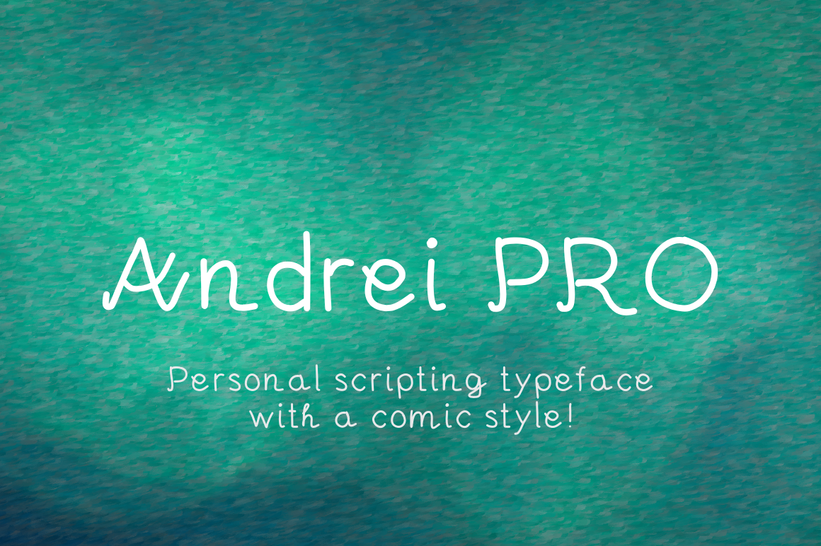 Andrei Font for Creative Web Design and Branding