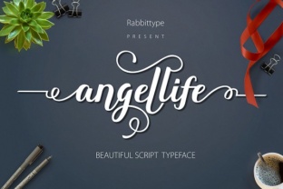 Angellife Beauty: A Script Font for Editorial Design and Branding