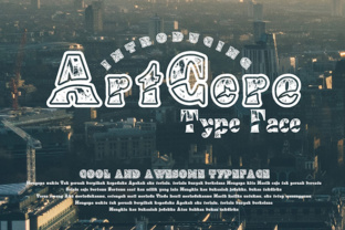 ArtCore: A Decorative Font for Creative Product Makers