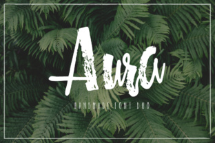 Aura: A Script Handwritten Font for Creative Campaigns