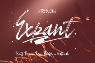 Expant: A Script Handwritten Font for Creative Crafters and Product Makers
