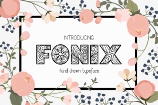Fonix: A Decorative Font for Editorial Design and Creative Branding