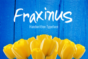 Fraxinus: A Modern Handwritten Font for Editorial Design
