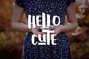 Hello Cute: A Script Handwritten Font for Creative Makers