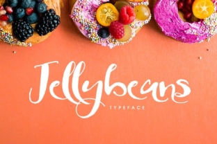 Jellybeans: A Script Handwritten Font for Dynamic Branding and Digital Campaigns