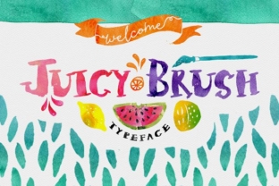 Juicy Brush: A Script Handwritten Font for Powerful Digital Branding