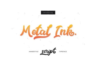 Metal Ink: A Versatile Script Handwritten Font