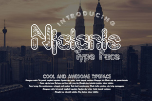 Njalanie: A Decorative Font for Creative Crafters and Product Designers