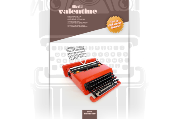 Olivetti Valentine: A Vintage Typewriter Font for Authentic Branding