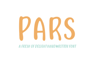 Pars: A Handwritten Font for Warm, Approachable Editorial Design