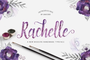 Rachelle: A Script Handwritten Font for Creative Crafters and Product Designers