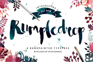 Rumpledrop: A Script Font for Creative Designers