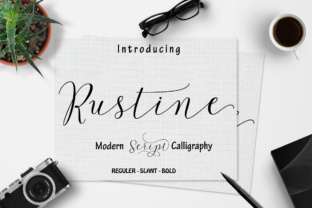 Rustine: A Modern Script Font for Creative Web Design