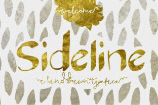 Sideline: A Script Handwritten Font for Creative Designers
