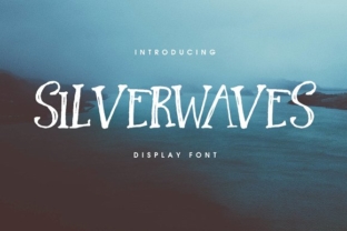 Silverwaves: A Script Handwritten Font for Digital Branding and Web Design