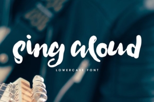 Sing Aloud: A Script Handwritten Font for Editorial Design