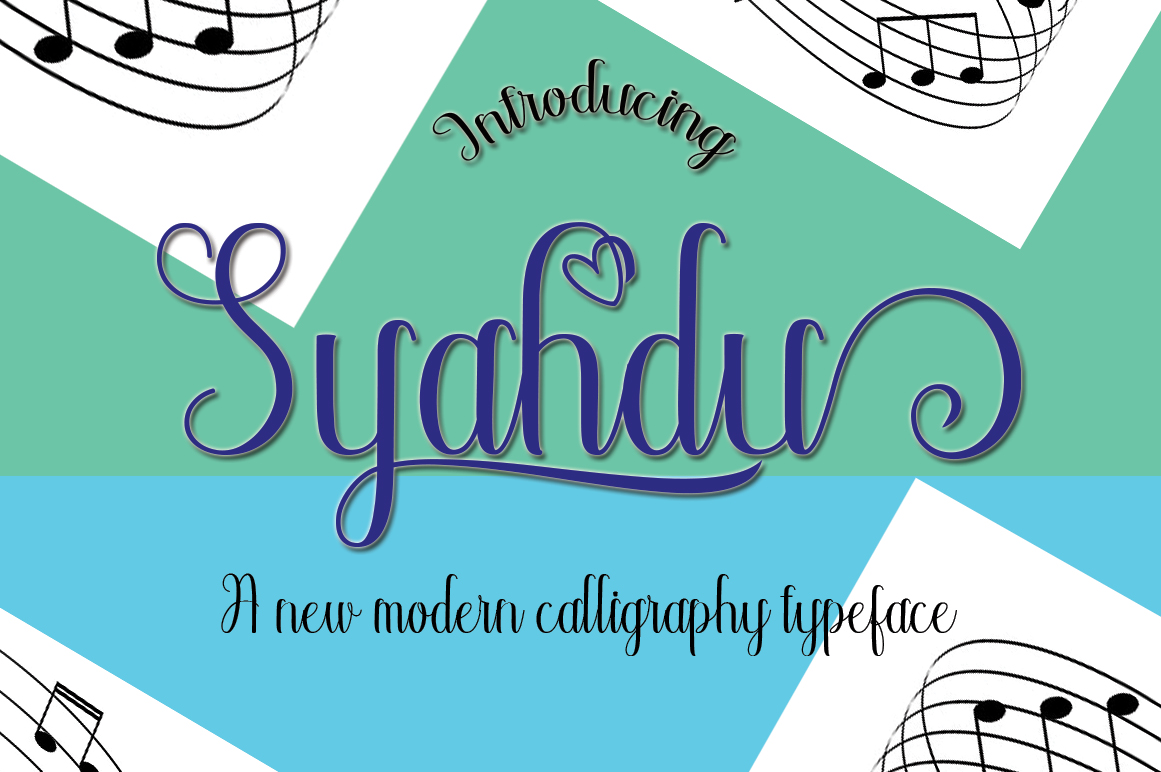 Syahdu: A Script Handwritten Font for Elegant Web Design