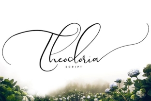 Theodoria: A Script Handwritten Font for Editorial Elegance