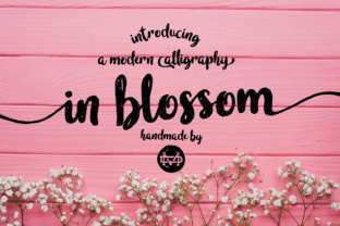 Transform Your Brand with In Blossom Script Handwritten Font