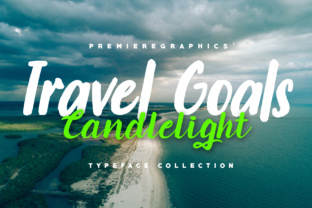 Travel Goals Candlelight: A Script Handwritten Font for Creative Makers