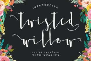 Twisted Willow: A Versatile Script Handwritten Font for Designers