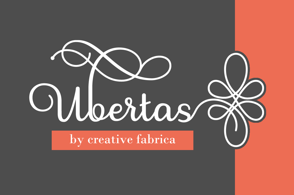 Ubertas: A Script Handwritten Font for Editorial Design and Branding
