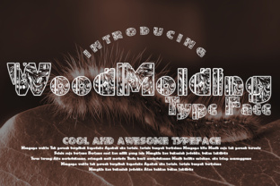 WoodMolding: A Decorative Font That Elevates Brand Identity